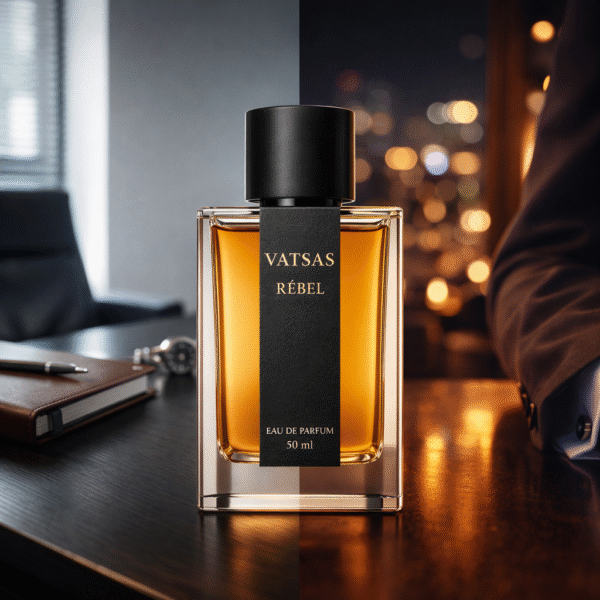 VATSAS RÉBEL Men Eau De Parfum 50 ml Bottle | Long-Lasting Luxury Body Perfume Spray for Men