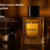 VATSAS RÉBEL Pack of 2 Men Eau De Parfum 50 ml Bottle | Long-Lasting Luxury Body Perfume Spray for Men