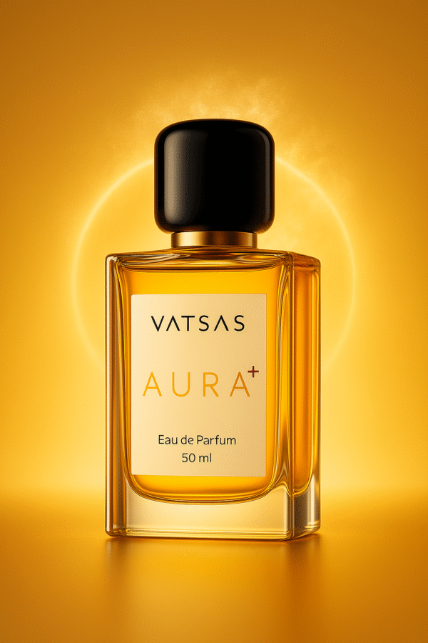 VATSAS Aura+ Men Eau De Parfum 50 ml Bottle | Long-Lasting Luxury Body Perfume Spray for Men