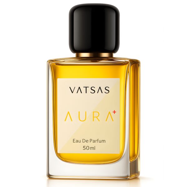 VATSAS Aura+ Men Eau De Parfum 50 ml Bottle | Long-Lasting Luxury Body Perfume Spray for Men