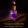 REBEL Luxury Car Perfume (8ml) | Long Lasting Hanging Car Freshener | Wooden Cap Diffuser Bottle | Premium Lavender & Sandal Aroma | Car Air Freshener for Men | Strong Yet Smooth Car Fragrance
