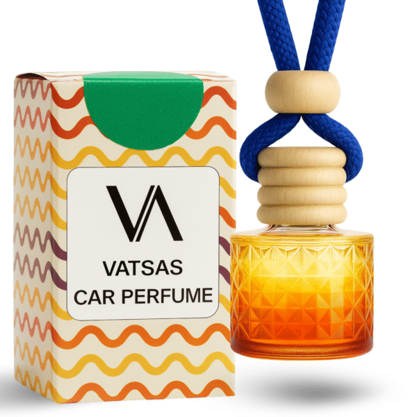 REBEL Luxury Car Perfume (8ml) | Long Lasting Hanging Car Freshener | Wooden Cap Diffuser Bottle | Premium Lavender & Sandal Aroma | Car Air Freshener for Men | Strong Yet Smooth Car Fragrance (Copy)